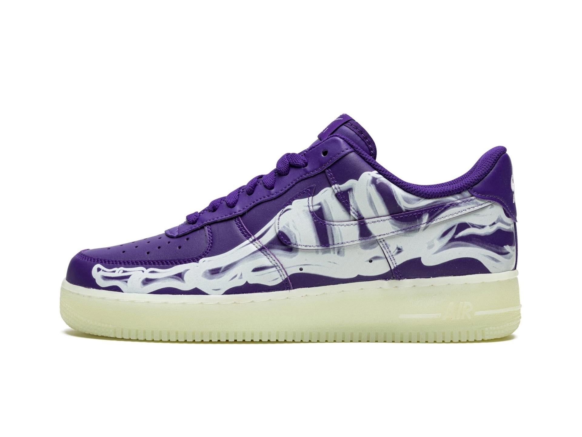 Nike Air Force 1 Low Purple Skeleton