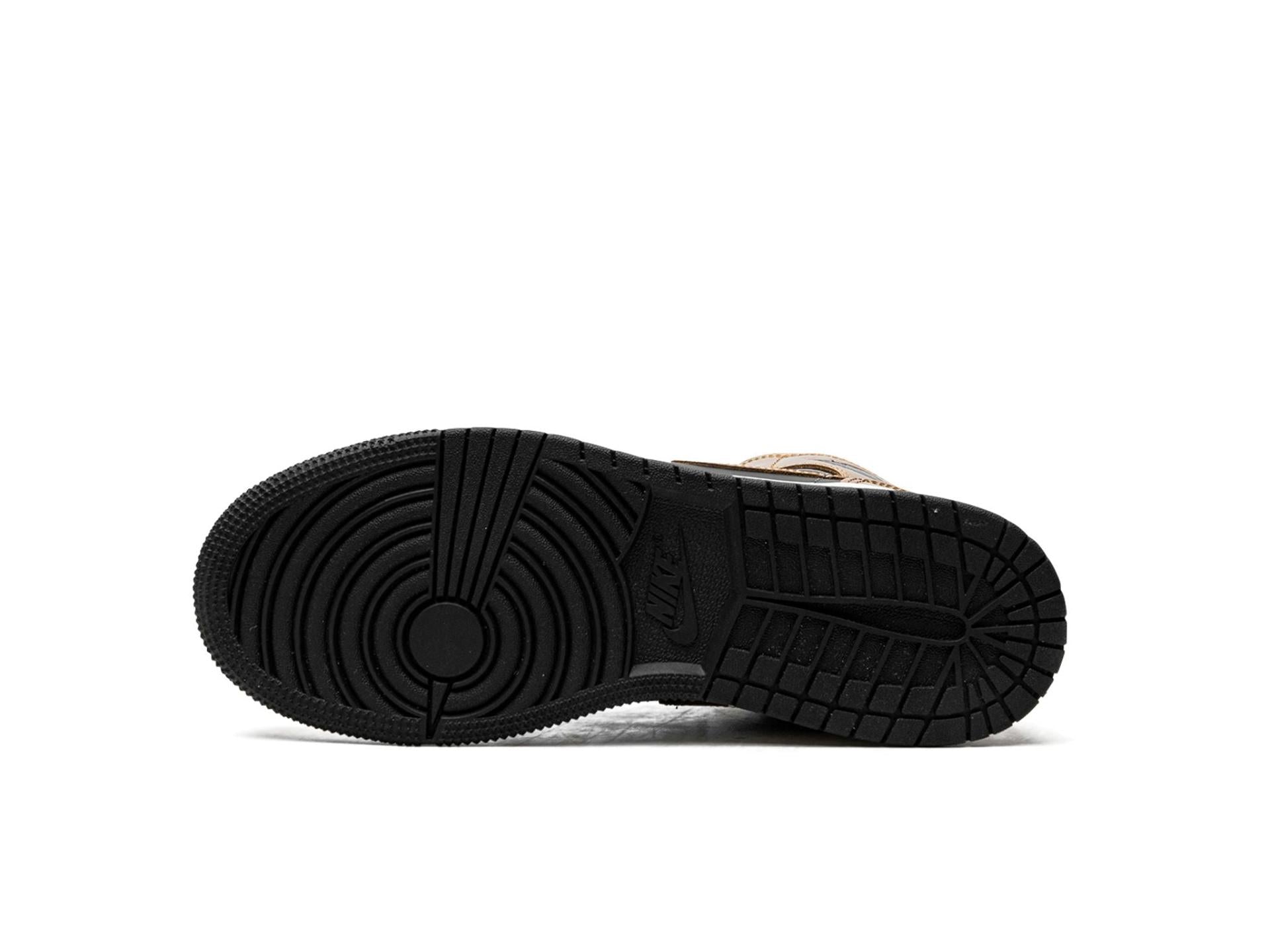Air Jordan 1 Mid Metallic Gold Black (GS)