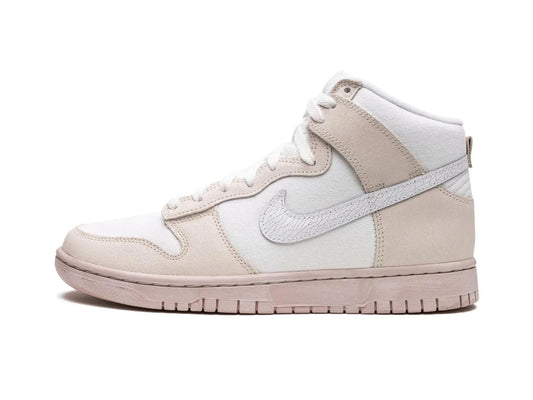 Nike Dunk High Cracked Leather Swoosh