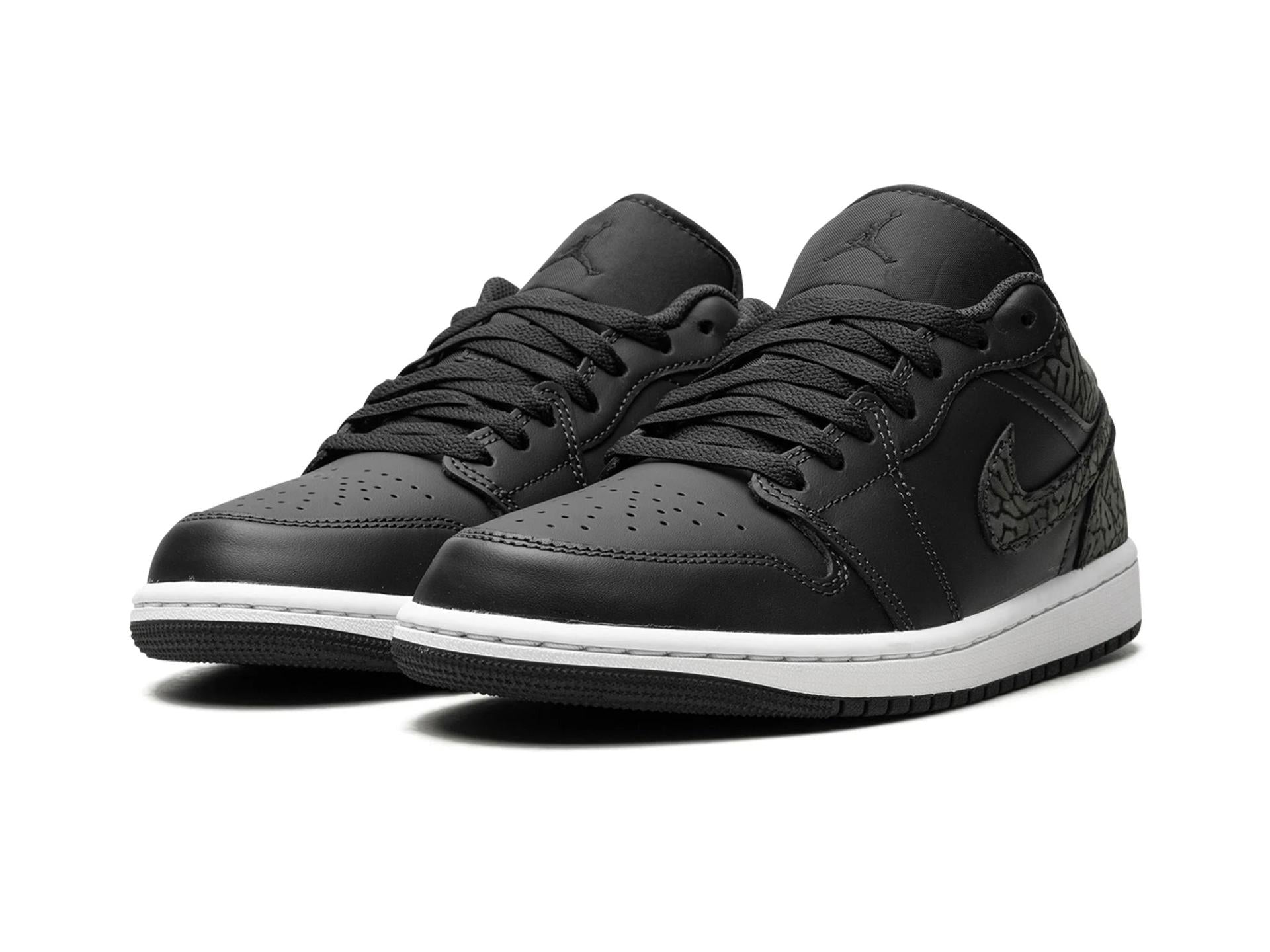 Air Jordan 1 Low Black Elephant