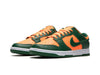 Nike Dunk Low Miami Hurricanes