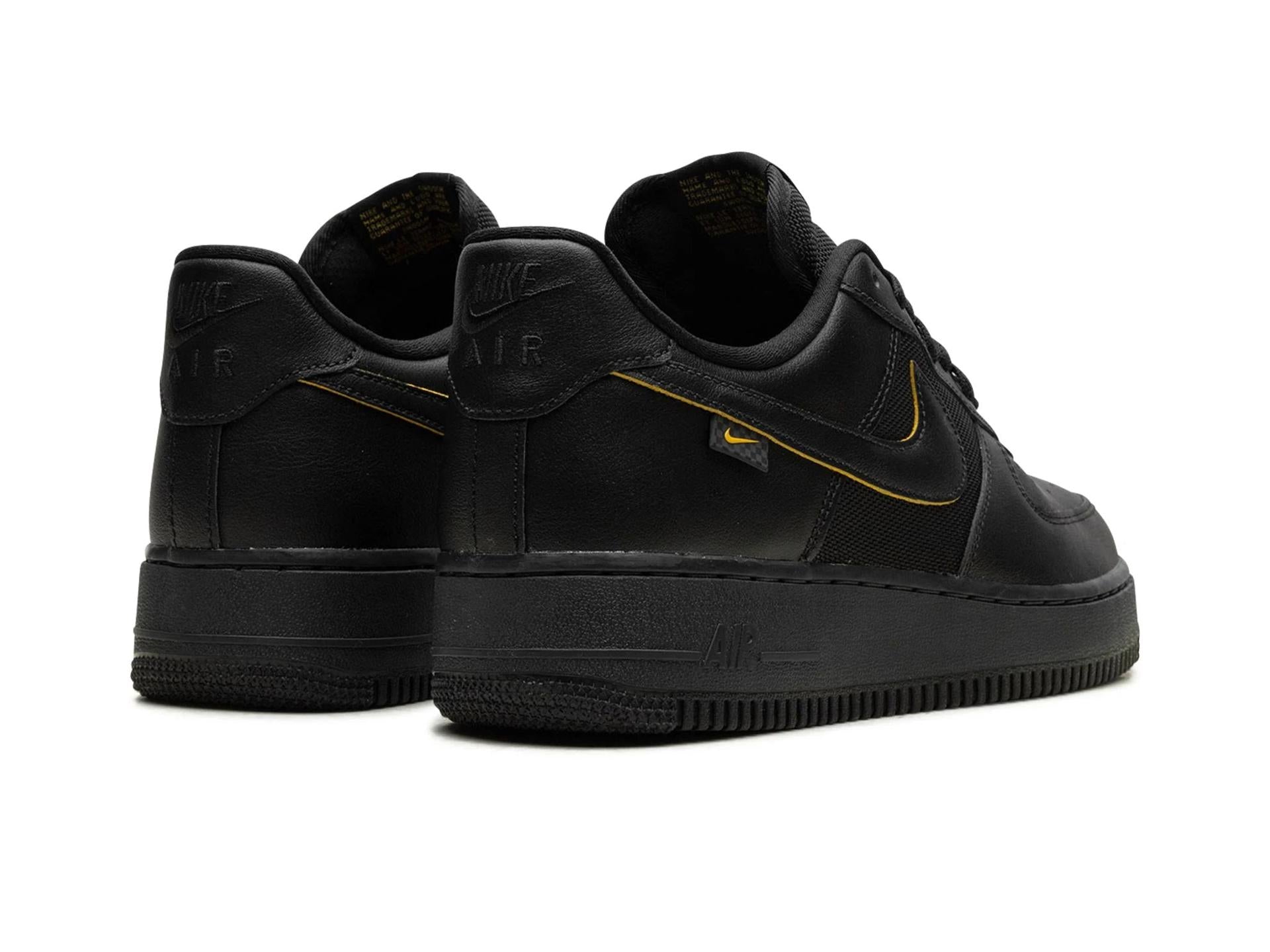 Nike Air Force 1 Low Ballistic Mesh Black University Gold