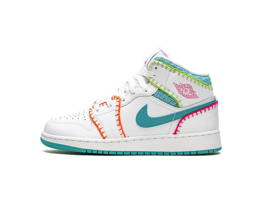 Air Jordan 1 Mid Multi Knit (GS)