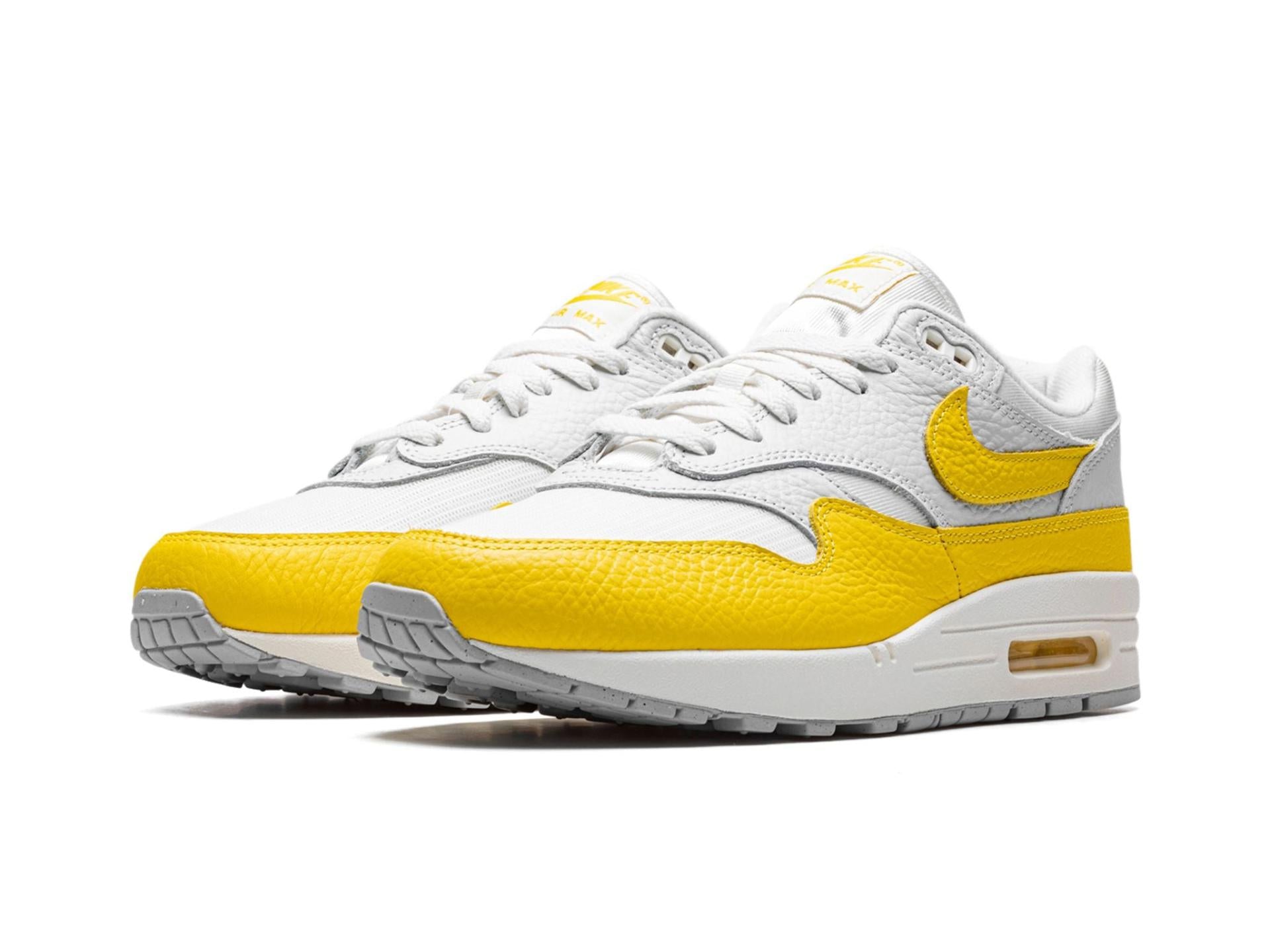 Nike Air Max 1 White Bright Yellow