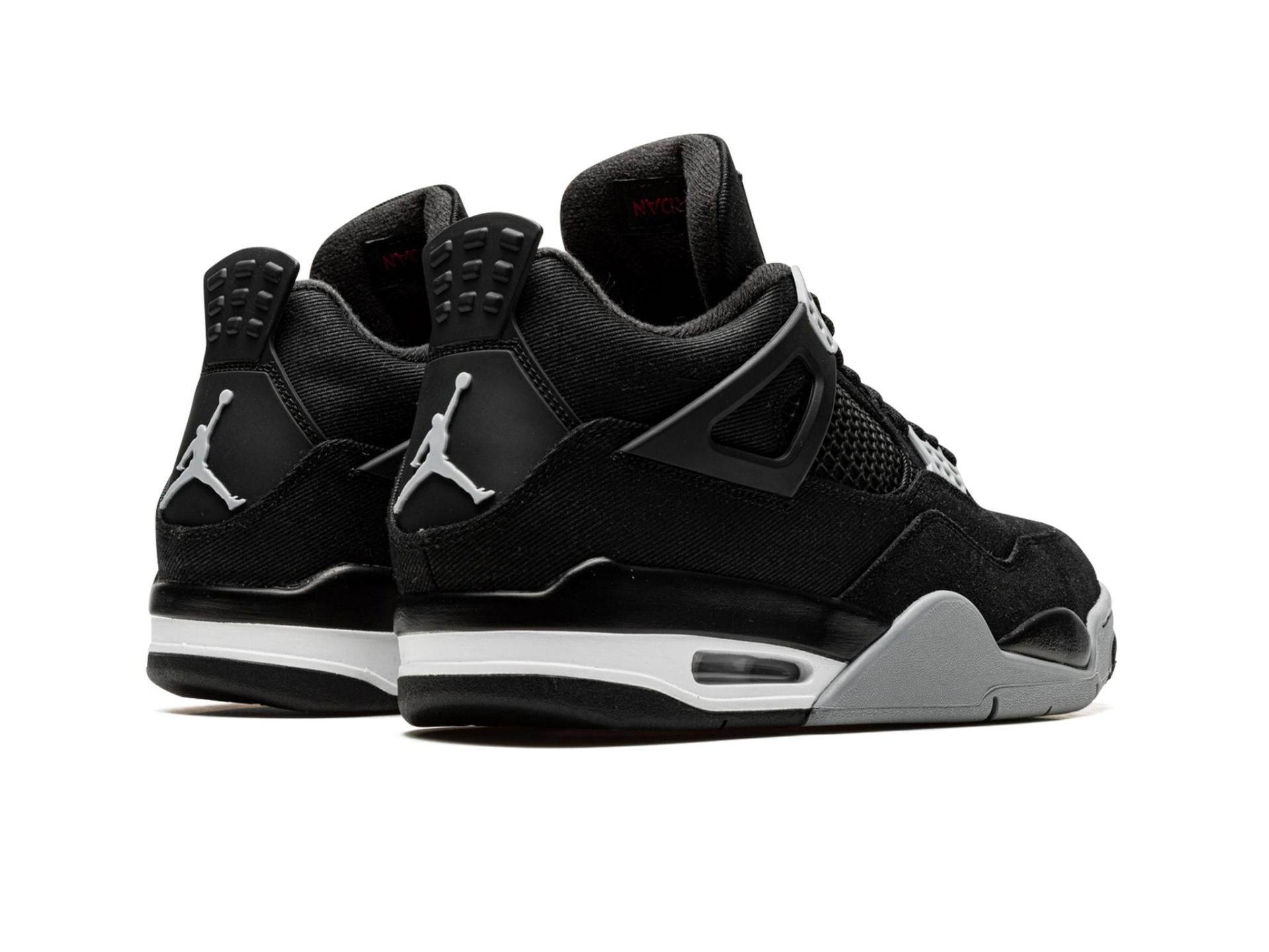 Air Jordan 4 Black Canvas