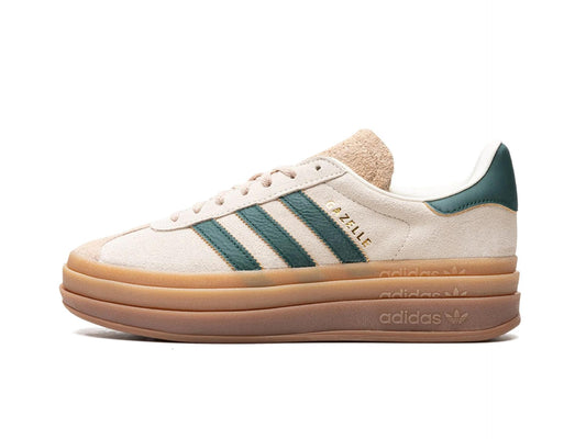 adidas Gazelle Bold Magic Beige Collegiate Green (W)