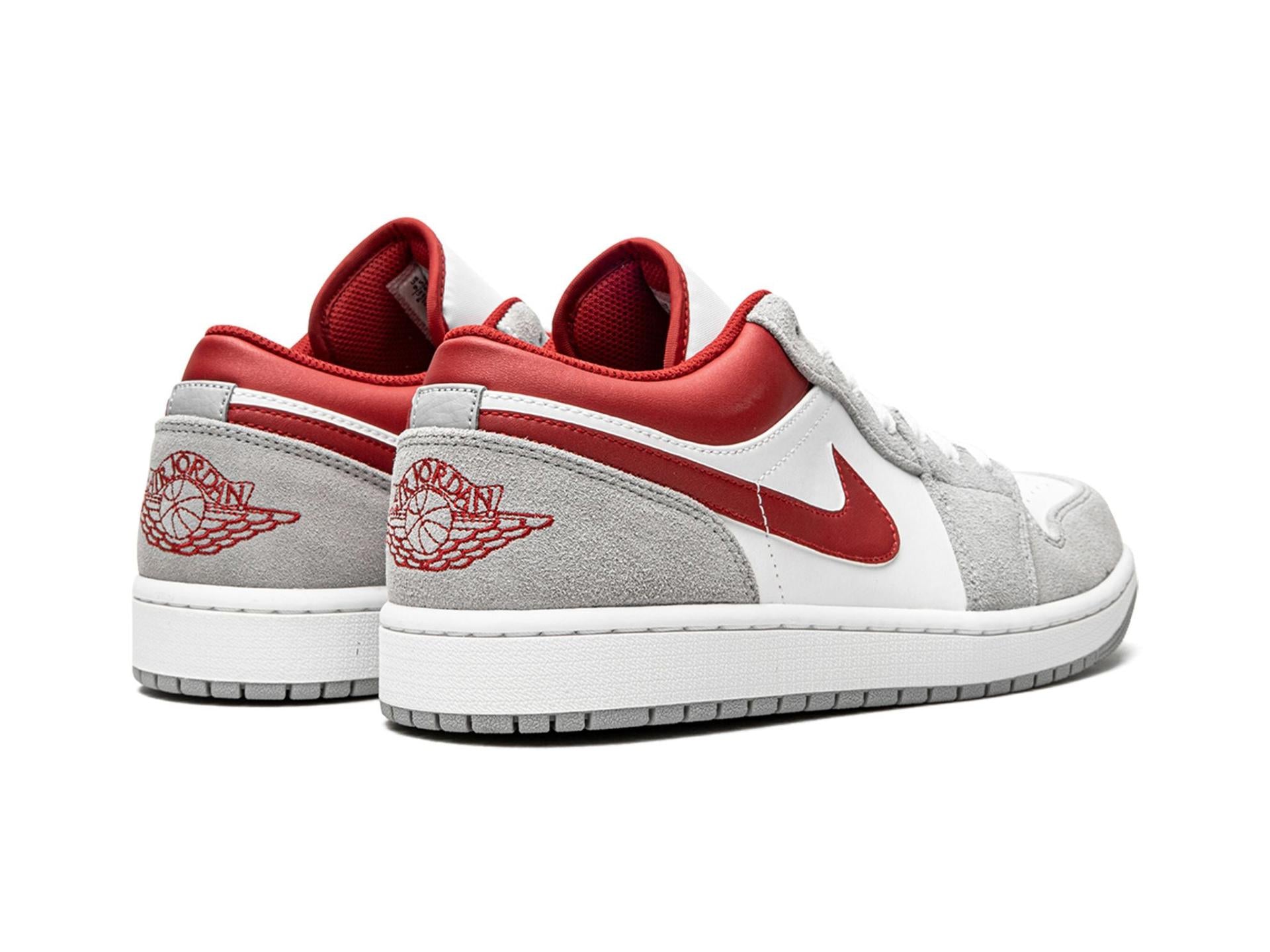 Air Jordan 1 Low Light Smoke Grey Gym Red