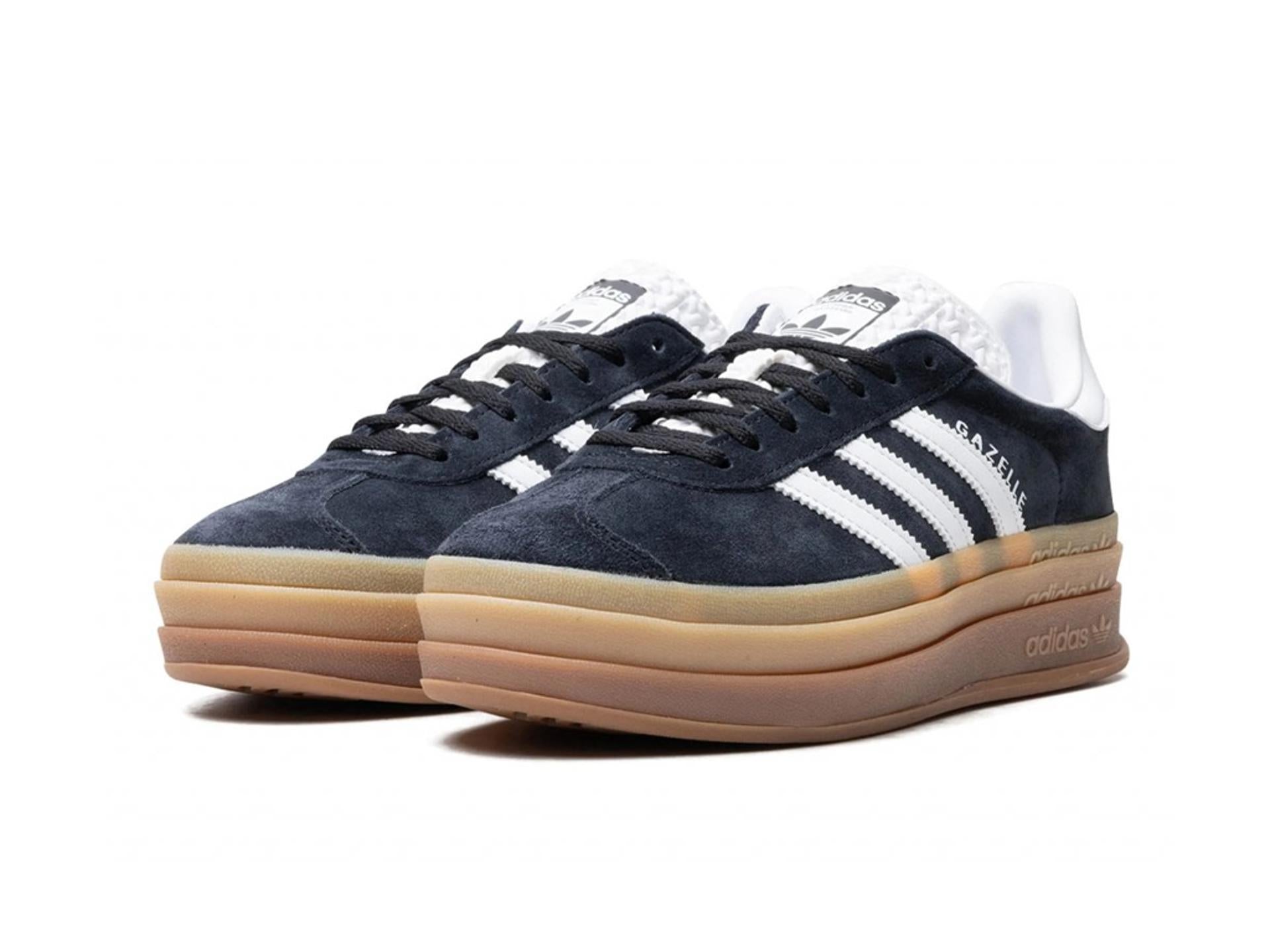 adidas Gazelle Bold Black White Gum (W)