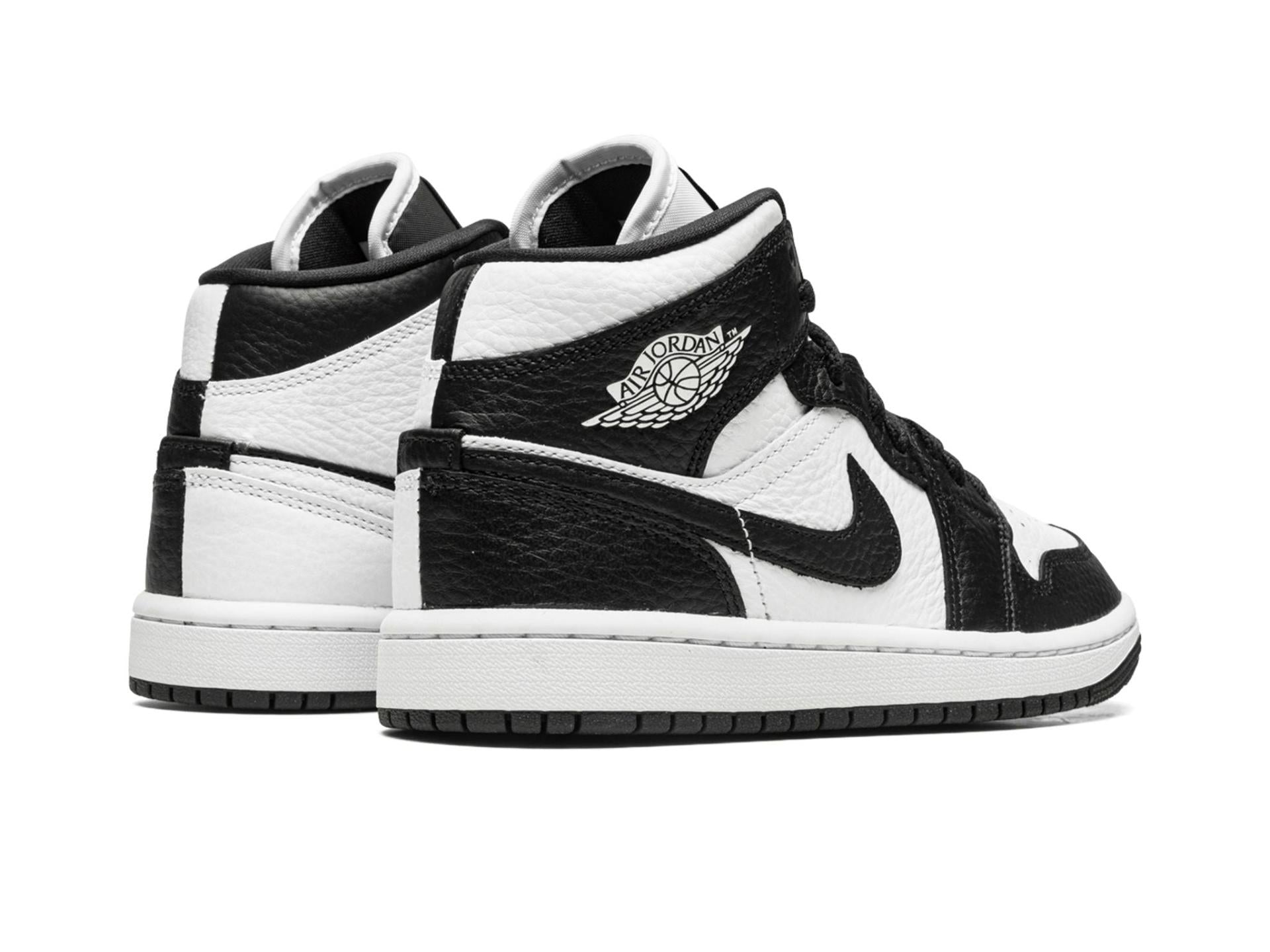 Air Jordan 1 Mid Split Black White (W)