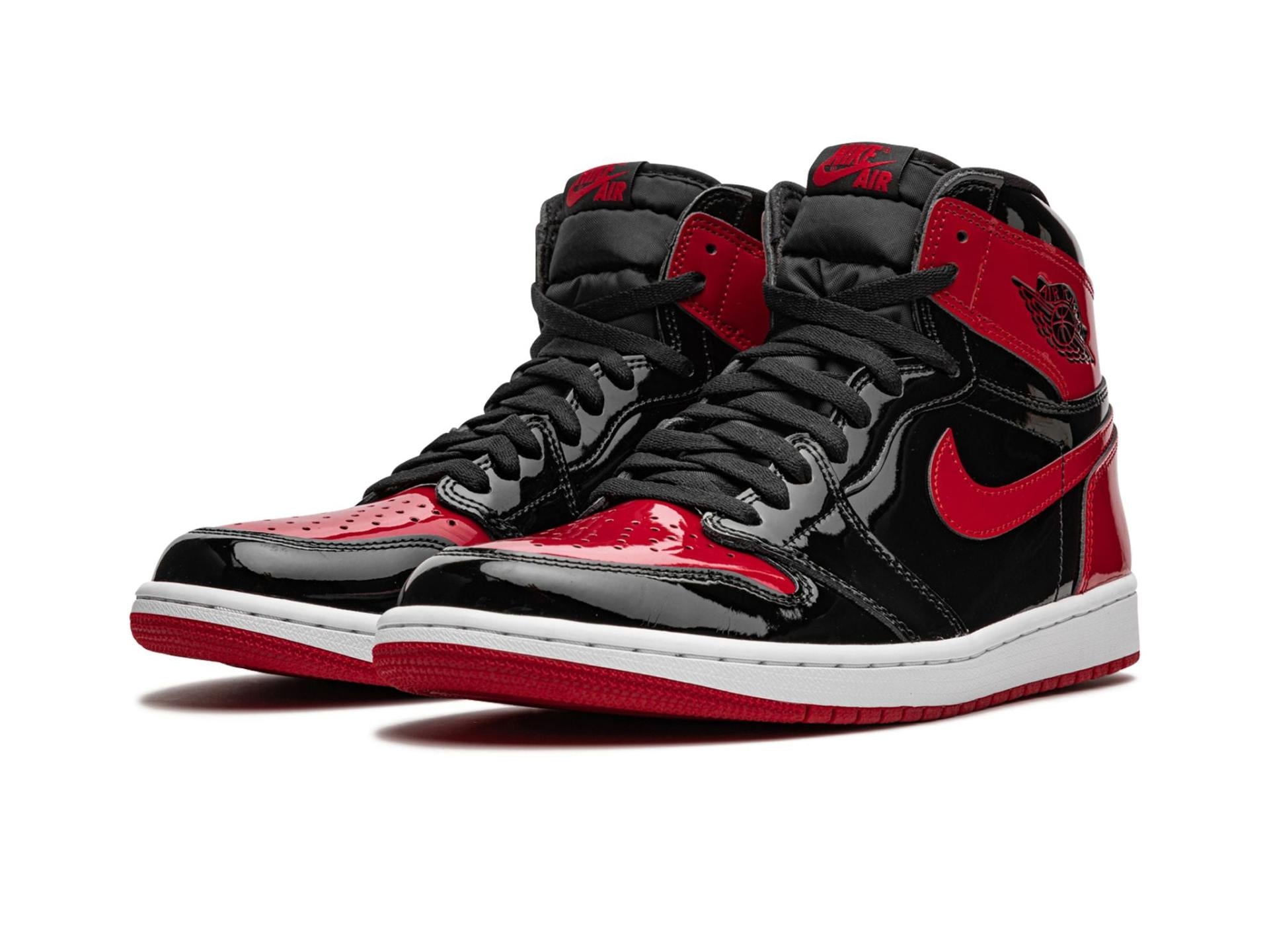 Air Jordan 1 High Patent Bred