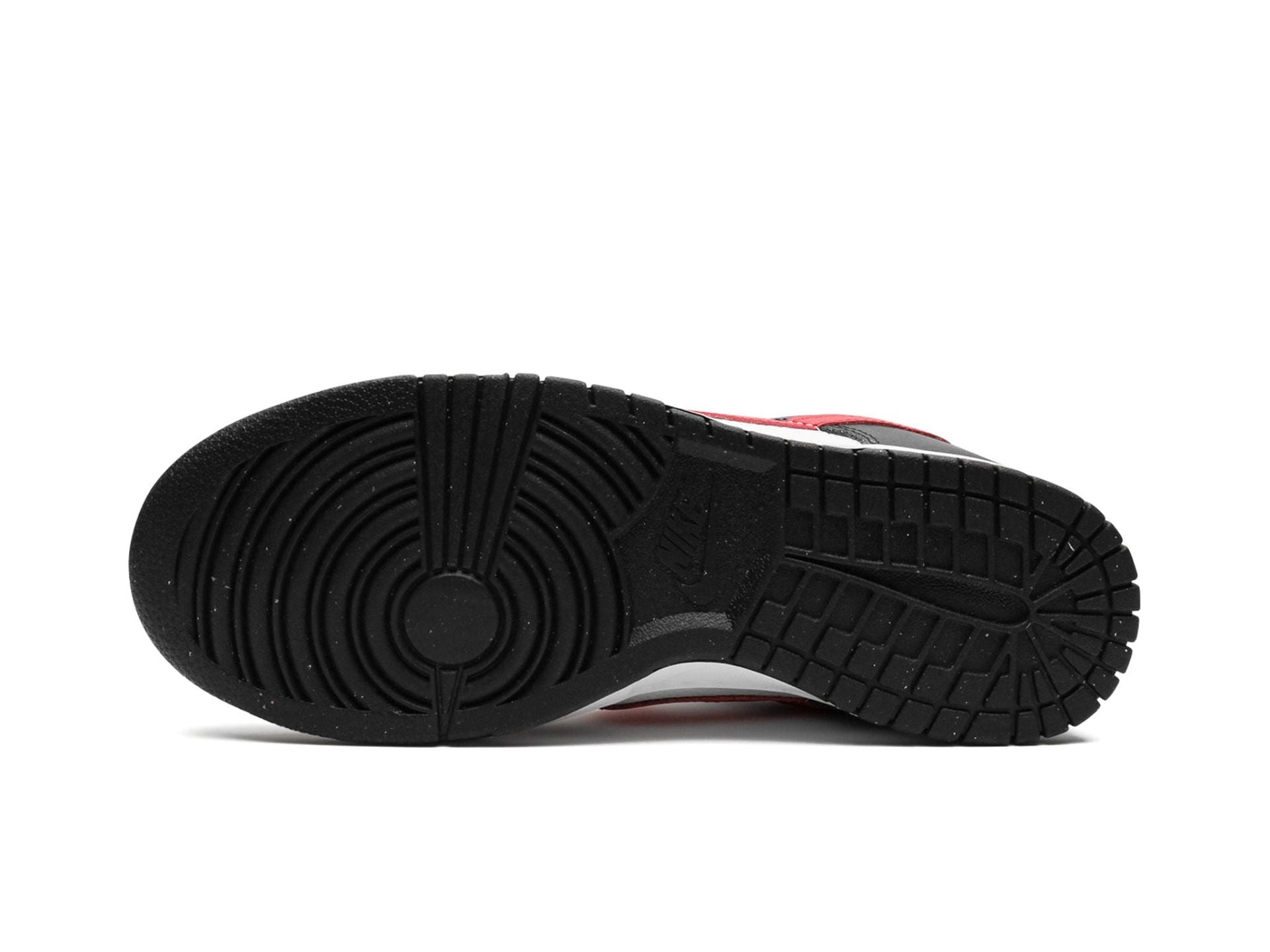 Nike Dunk Low Black White Red Swoosh