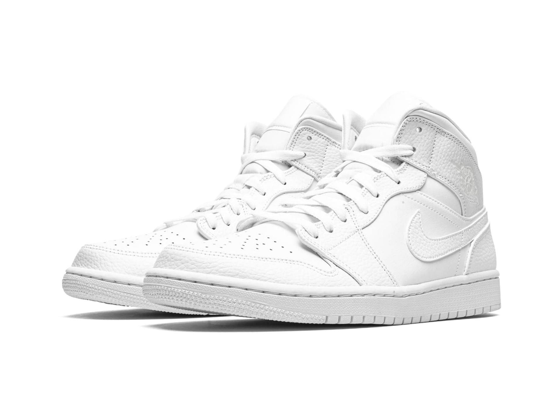 Air Jordan 1 Mid Triple White