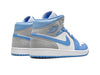 Air Jordan 1 Mid University Blue Grey