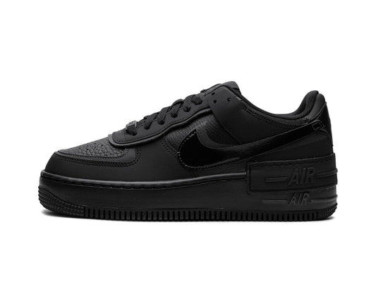 Nike Air Force 1 Shadow Patent Swoosh Triple Black (W)