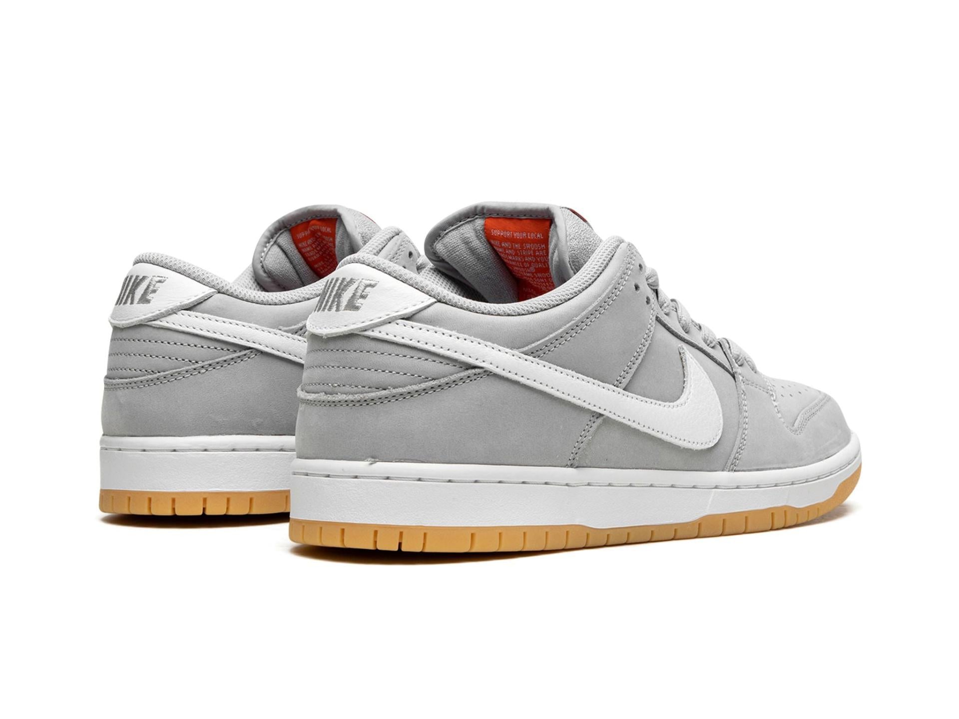 Nike SB Dunk Low ISO Orange Label Wolf Grey Gum