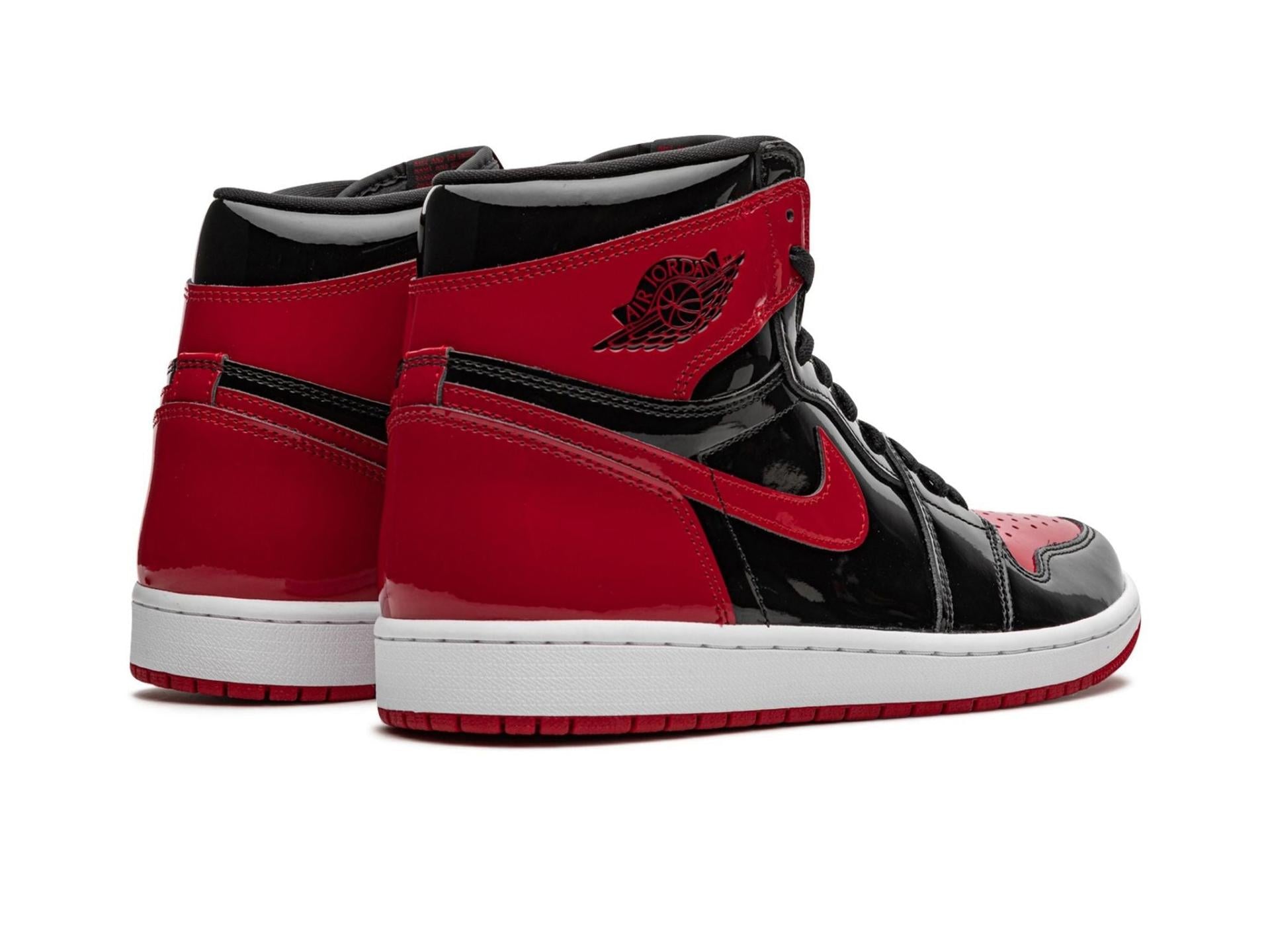 Air Jordan 1 High Patent Bred