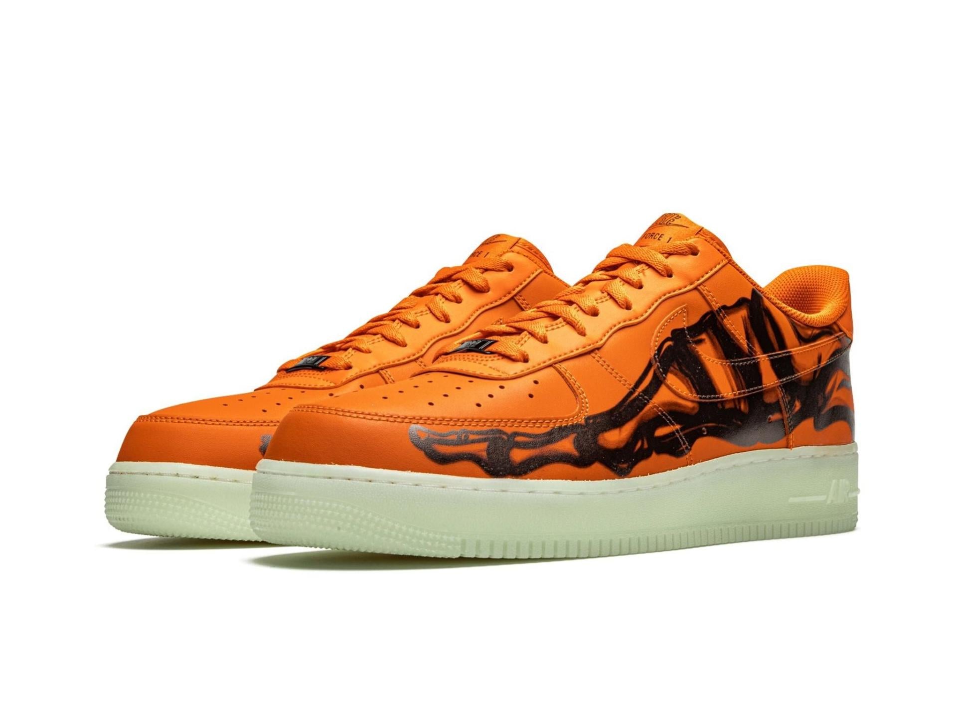 Nike Air Force 1 Low Orange Skeleton