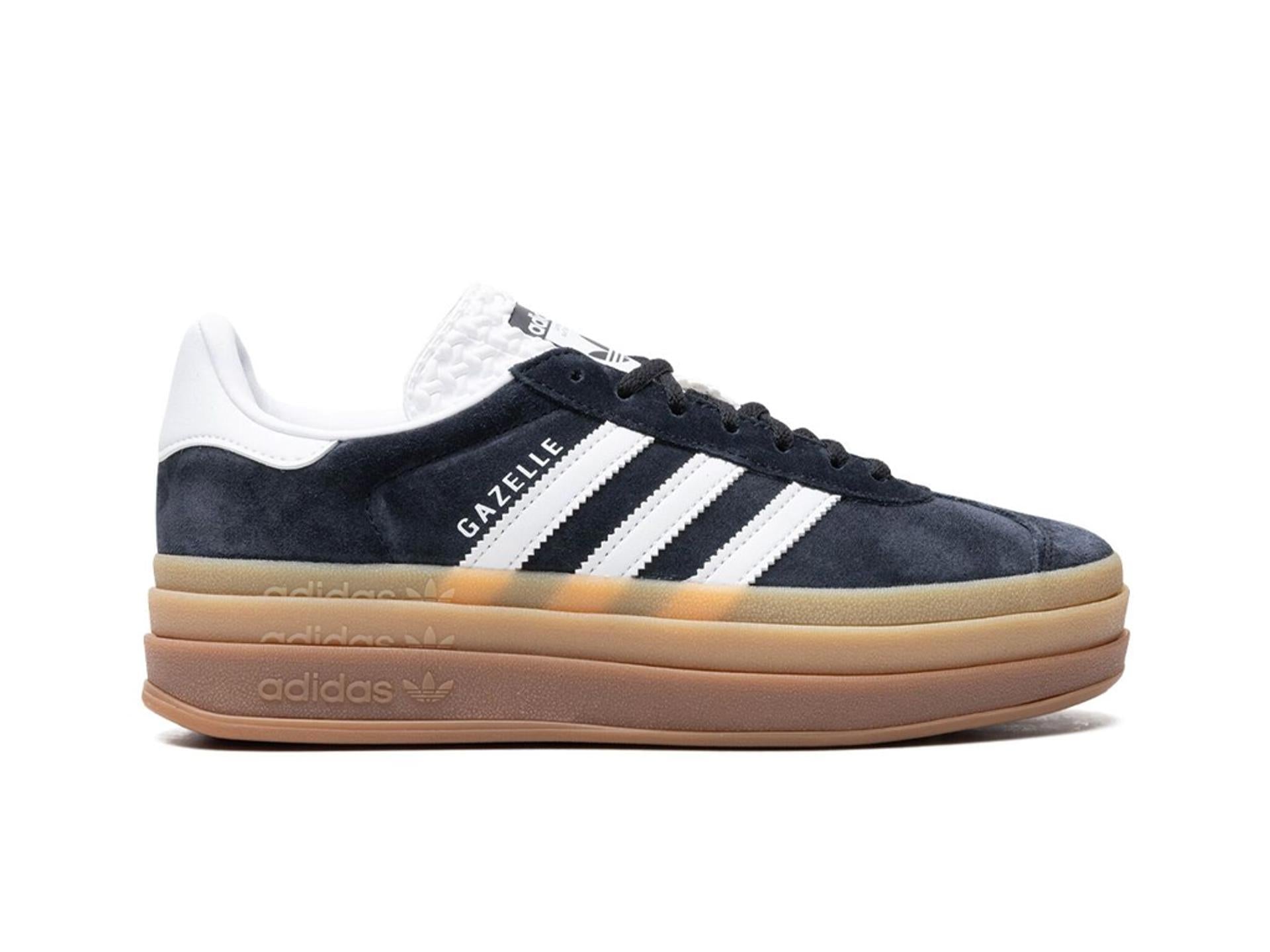 adidas Gazelle Bold Black White Gum (W)