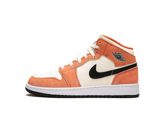 Air Jordan 1 Mid Orange Suede (GS)