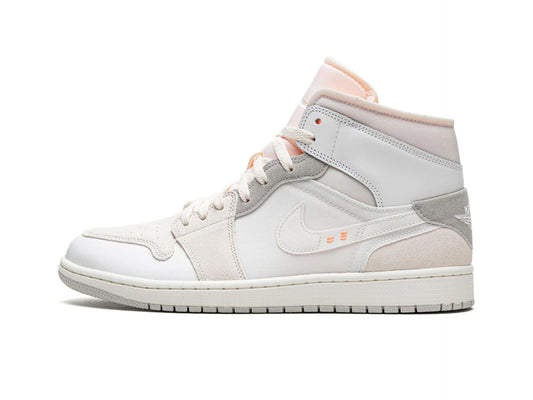 Air Jordan 1 Mid Craft Inside Out White