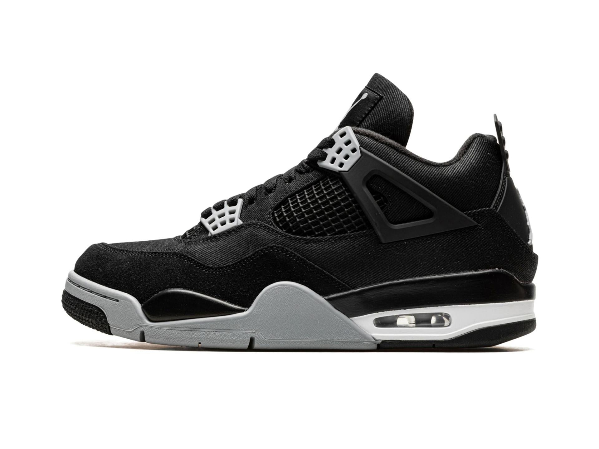 Air Jordan 4 Black Canvas