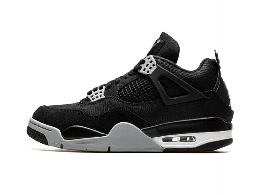 Air Jordan 4 Black Canvas