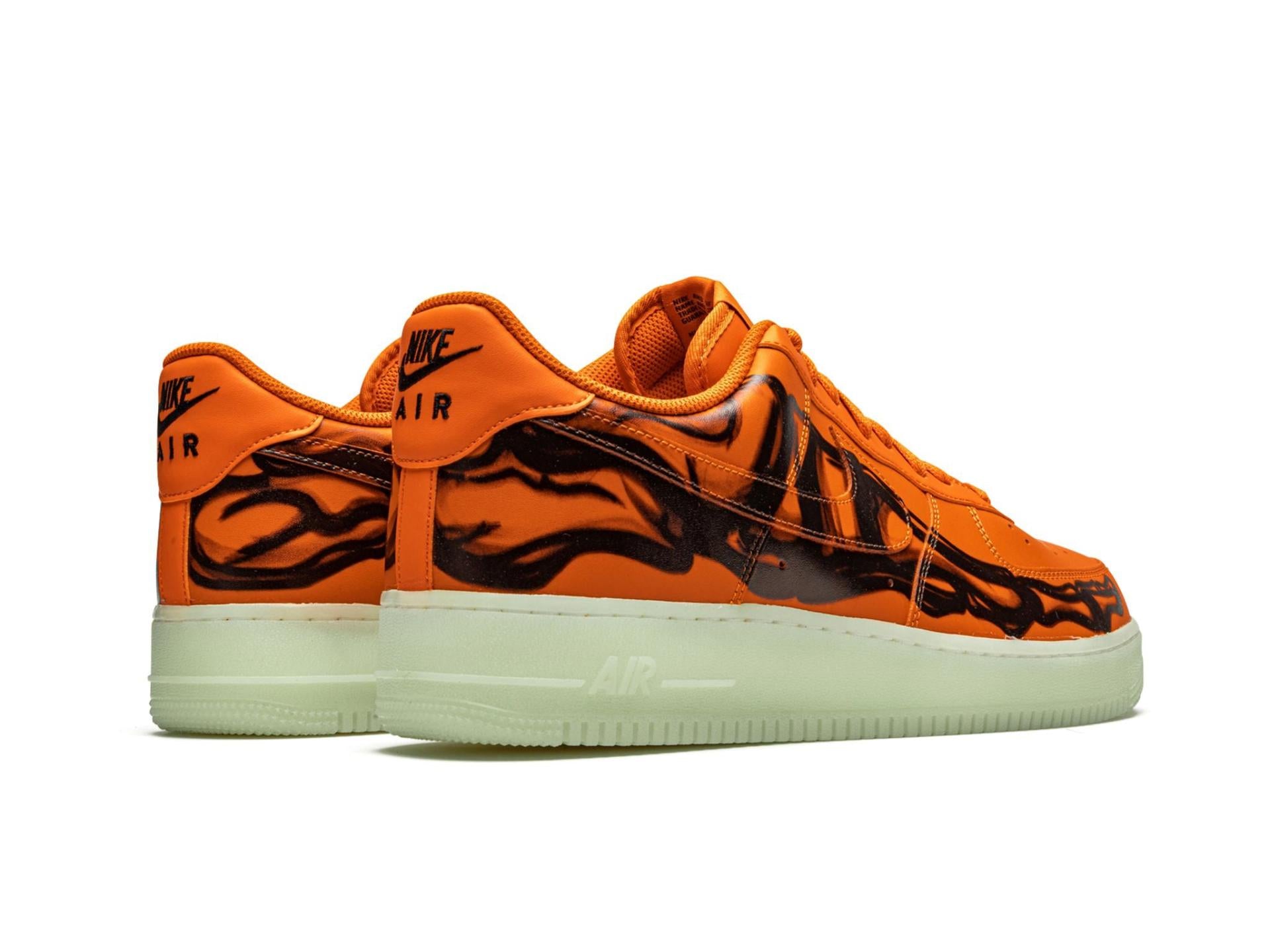 Nike Air Force 1 Low Orange Skeleton