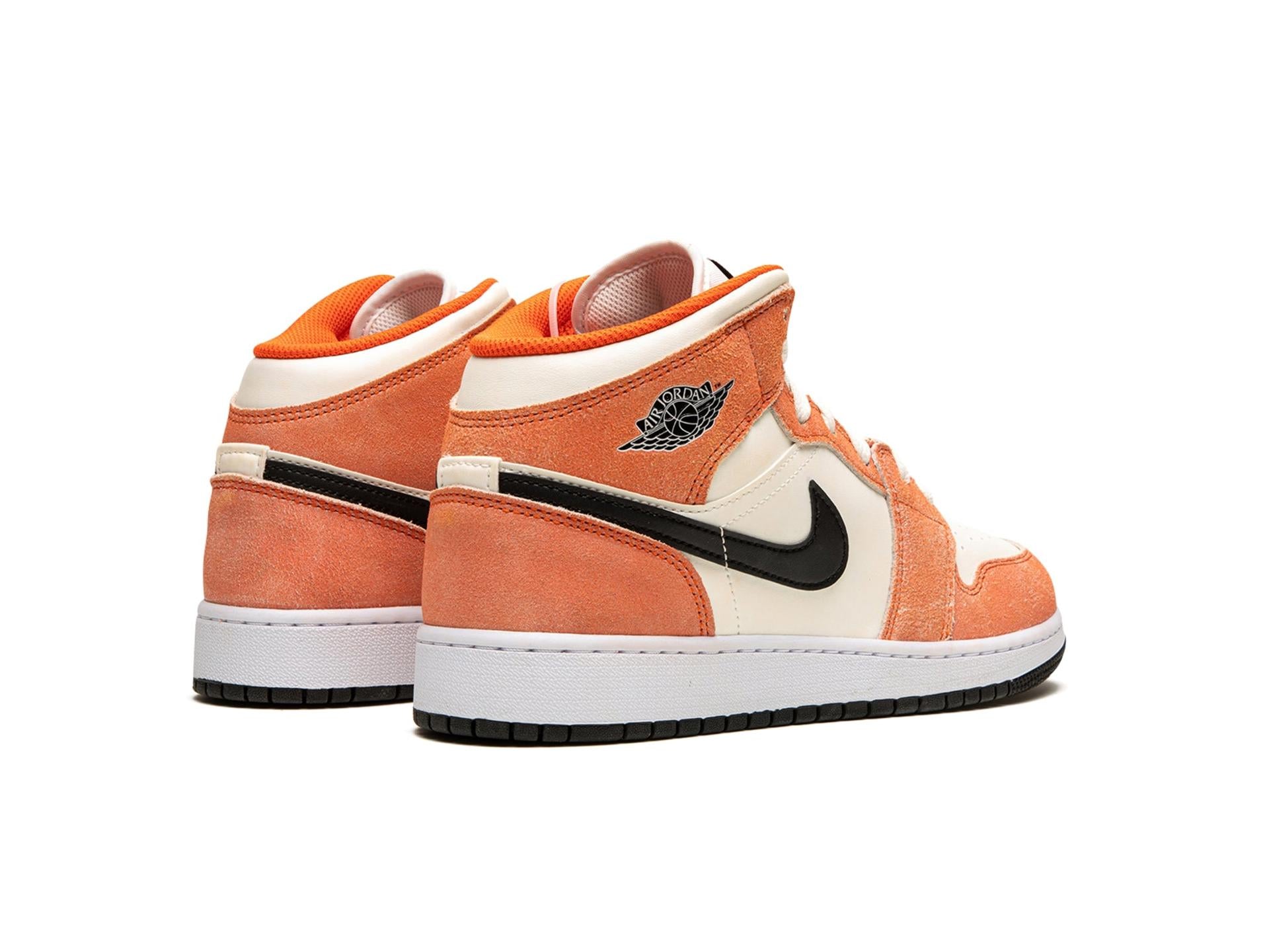 Air Jordan 1 Mid Orange Suede (GS)