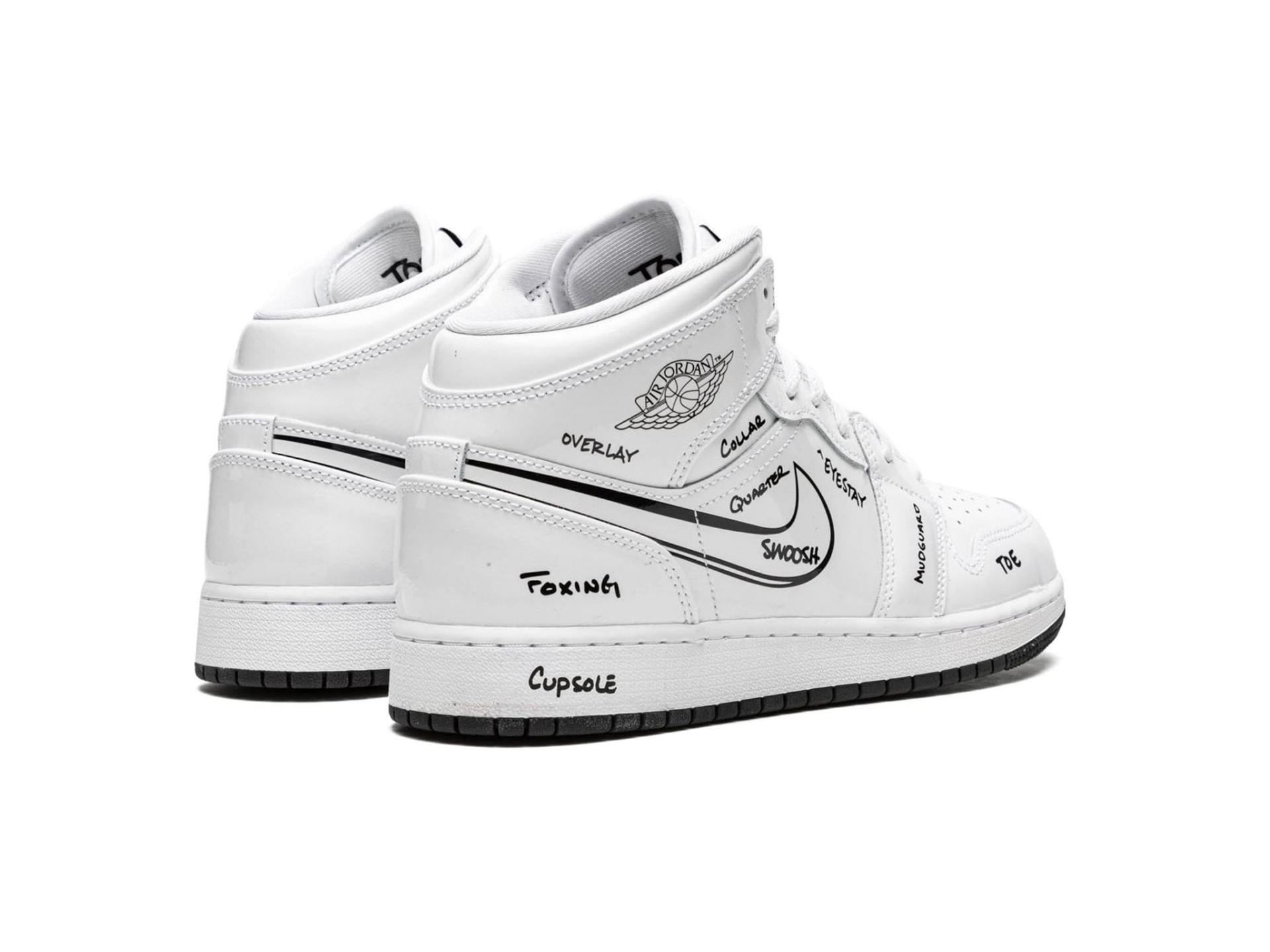 Air Jordan 1 Mid Schematic (GS)