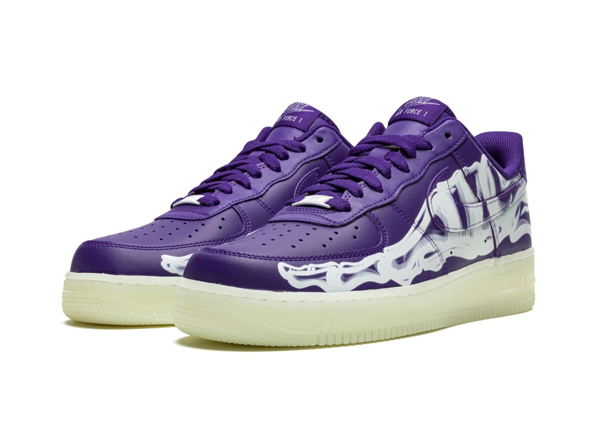 Nike Air Force 1 Low Purple Skeleton