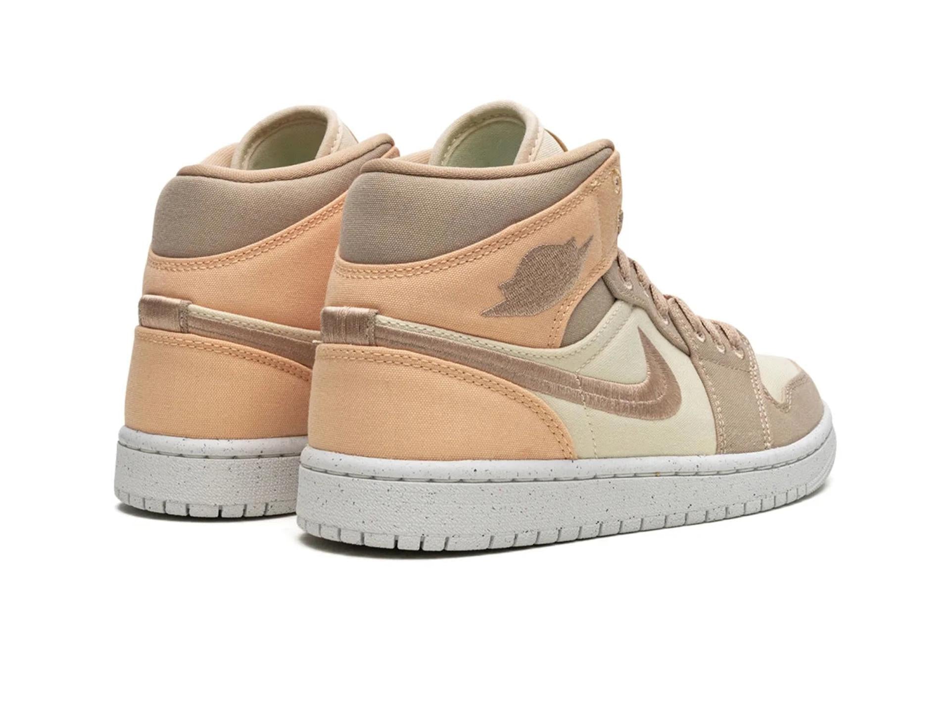 Air Jordan 1 Mid Canvas Khaki (W)