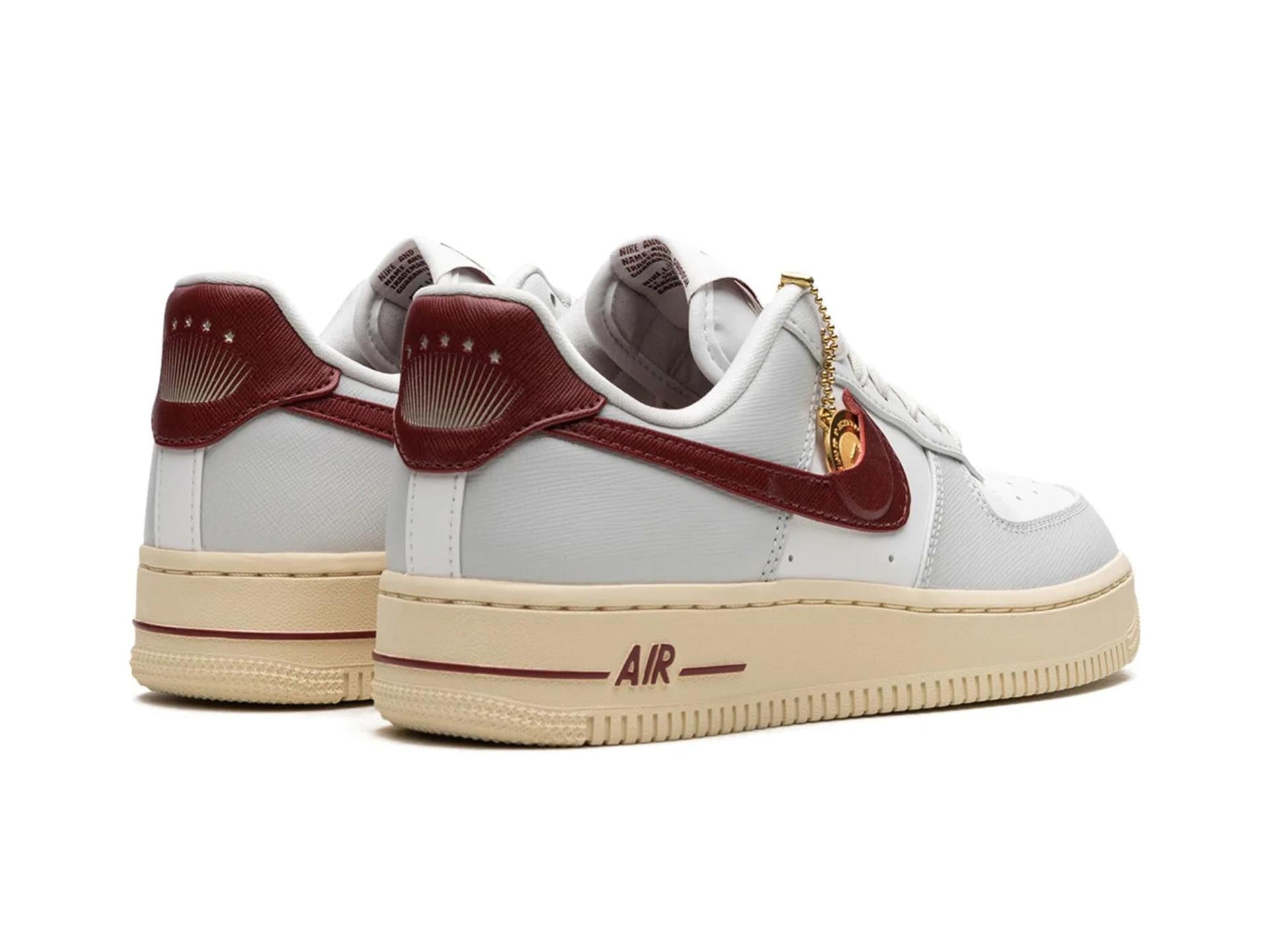 Nike Air Force 1 Low  Just Do It Photon Dust Team Red (W)