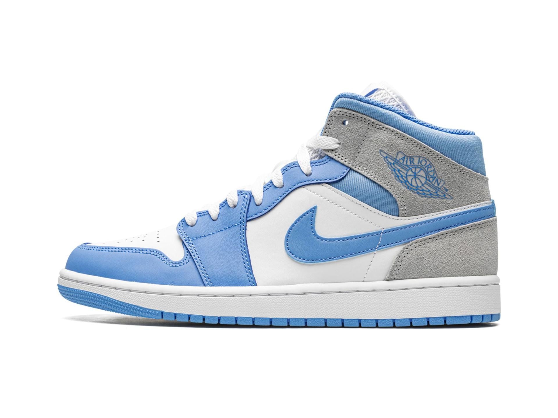 Air Jordan 1 Mid University Blue Grey
