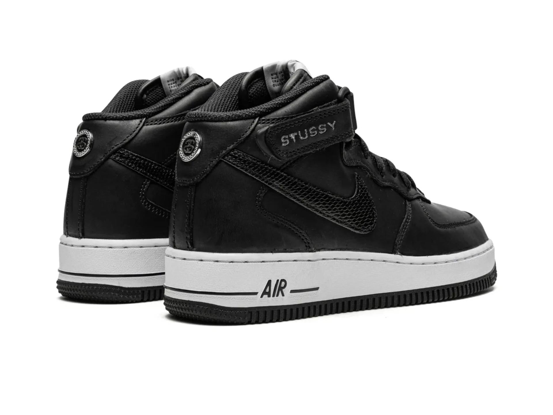 Nike Air Force 1 Mid Stussy All Black