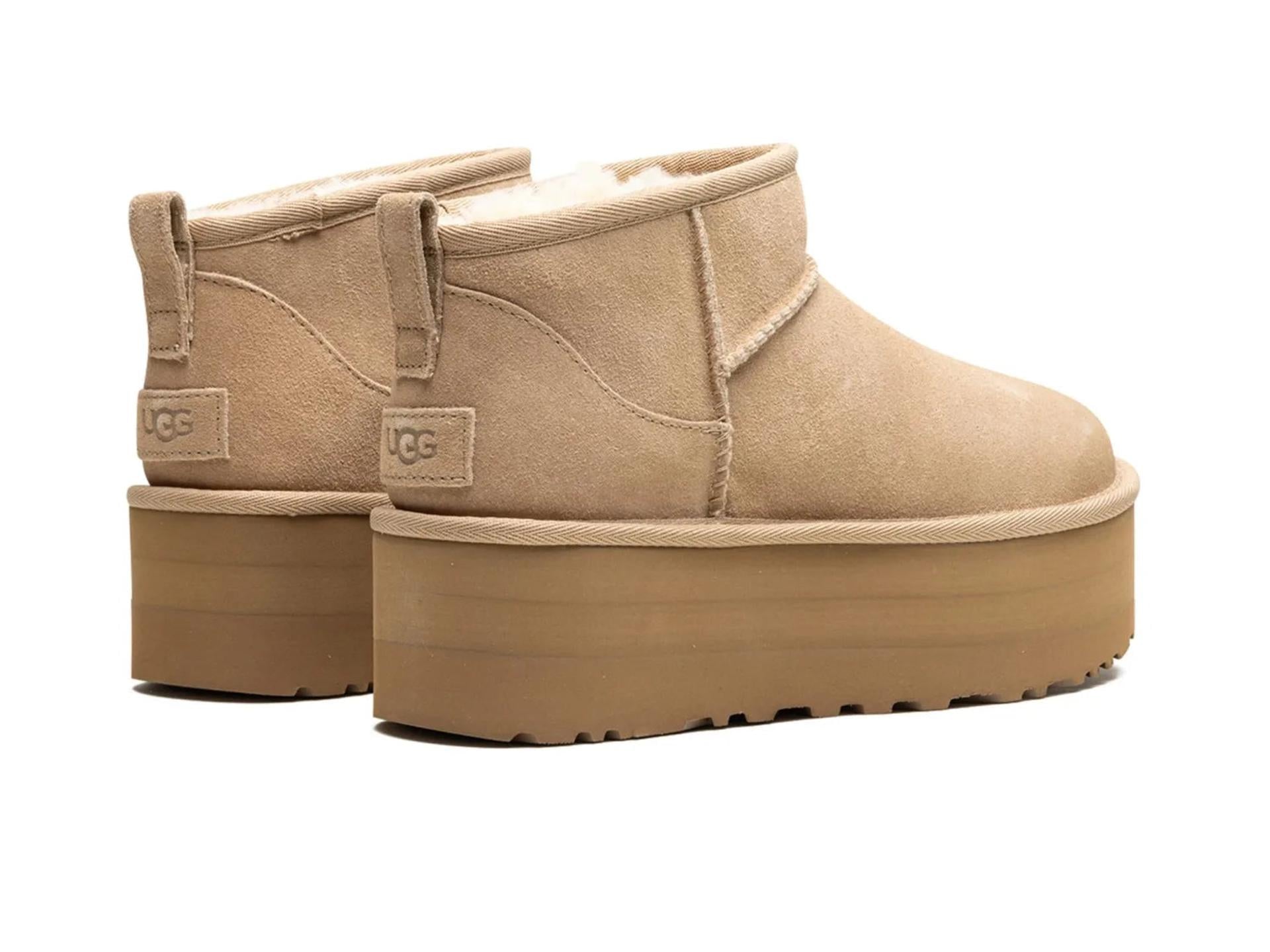 UGG Classic Ultra Mini Platform Boot Sand (W)
