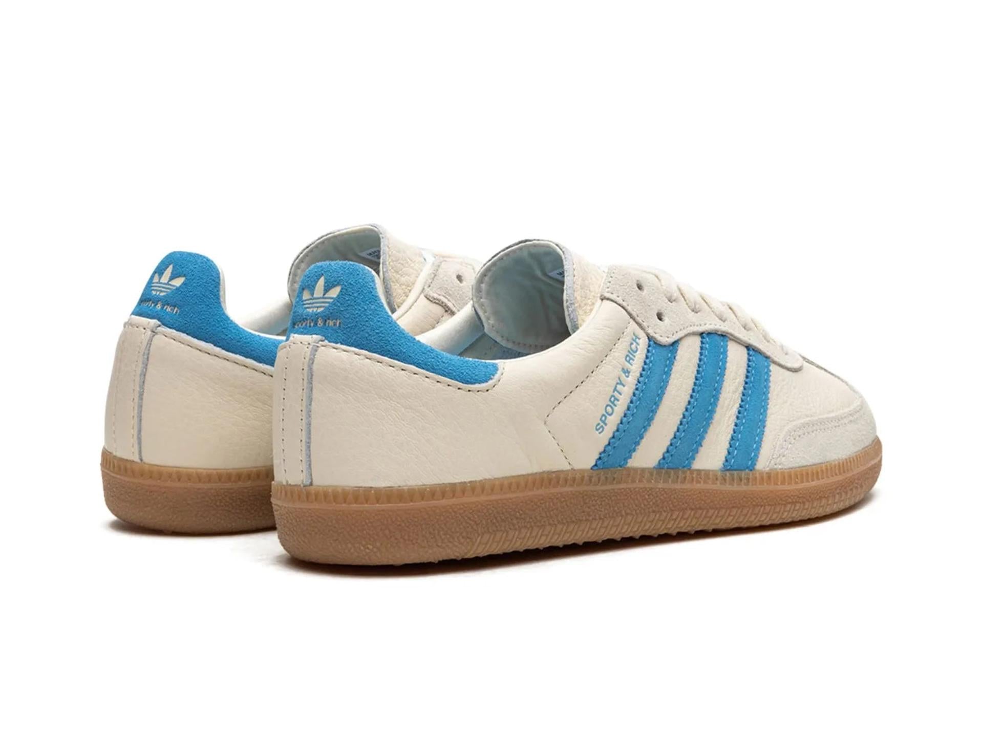 Adidas Samba OG Sporty Rich Beige Blue