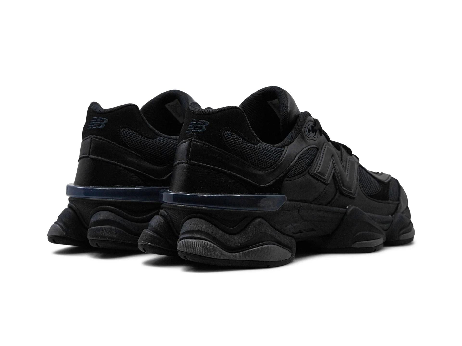 New Balance 9060 Triple Black Leather