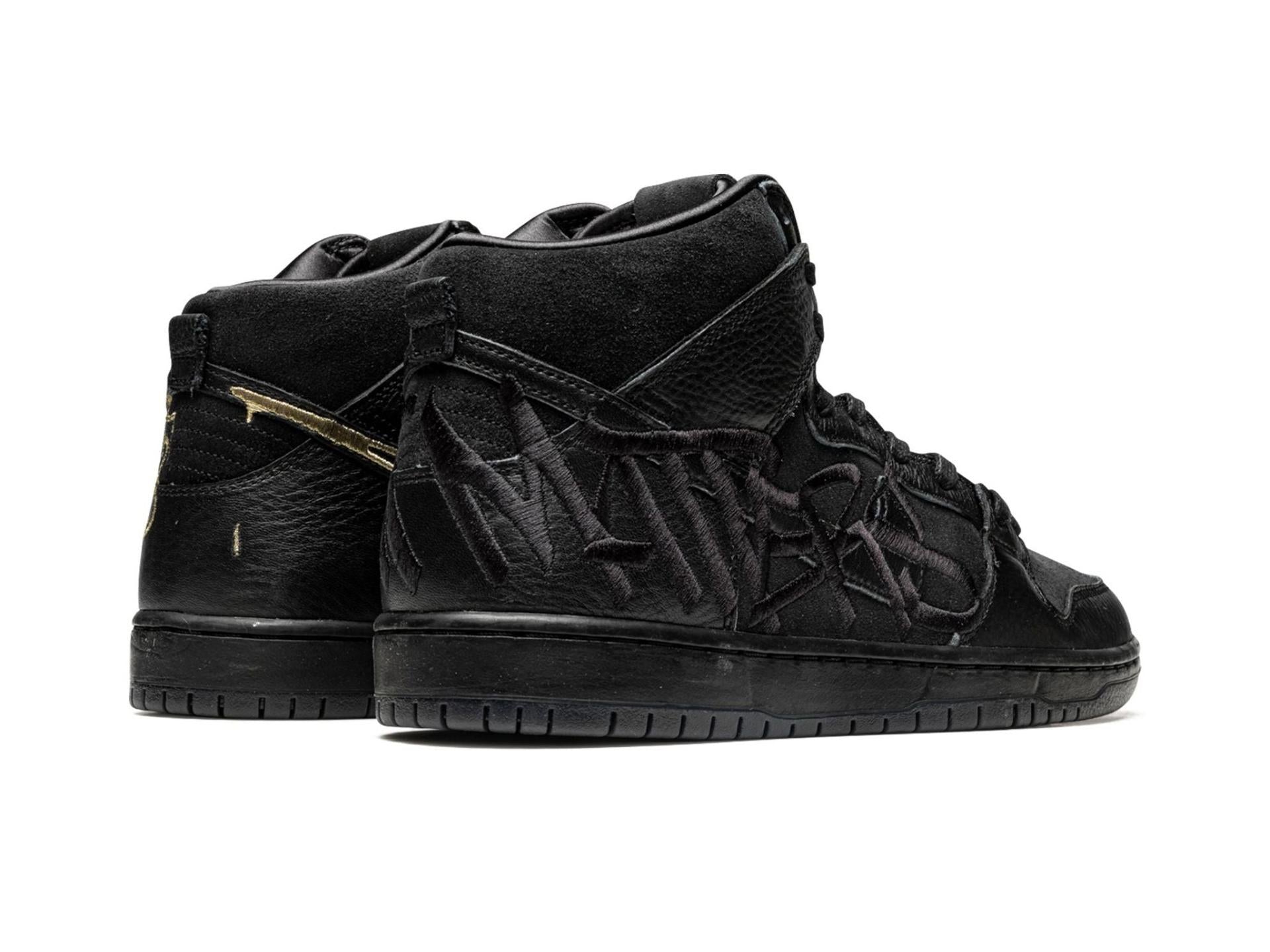 Nike SB Dunk High FAUST Black Gold