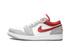 Air Jordan 1 Low Light Smoke Grey Gym Red