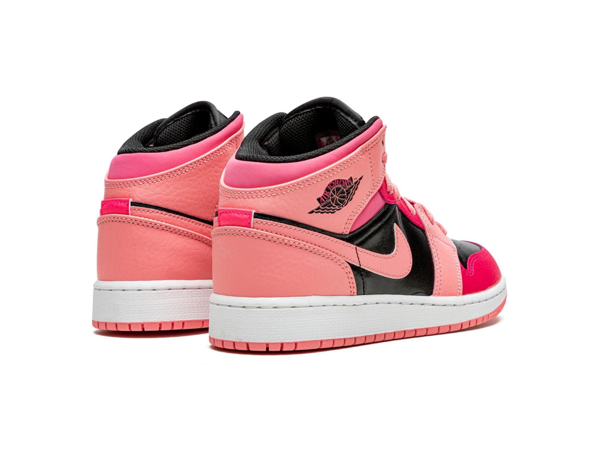 Air Jordan 1 Mid Coral Chalk (GS)