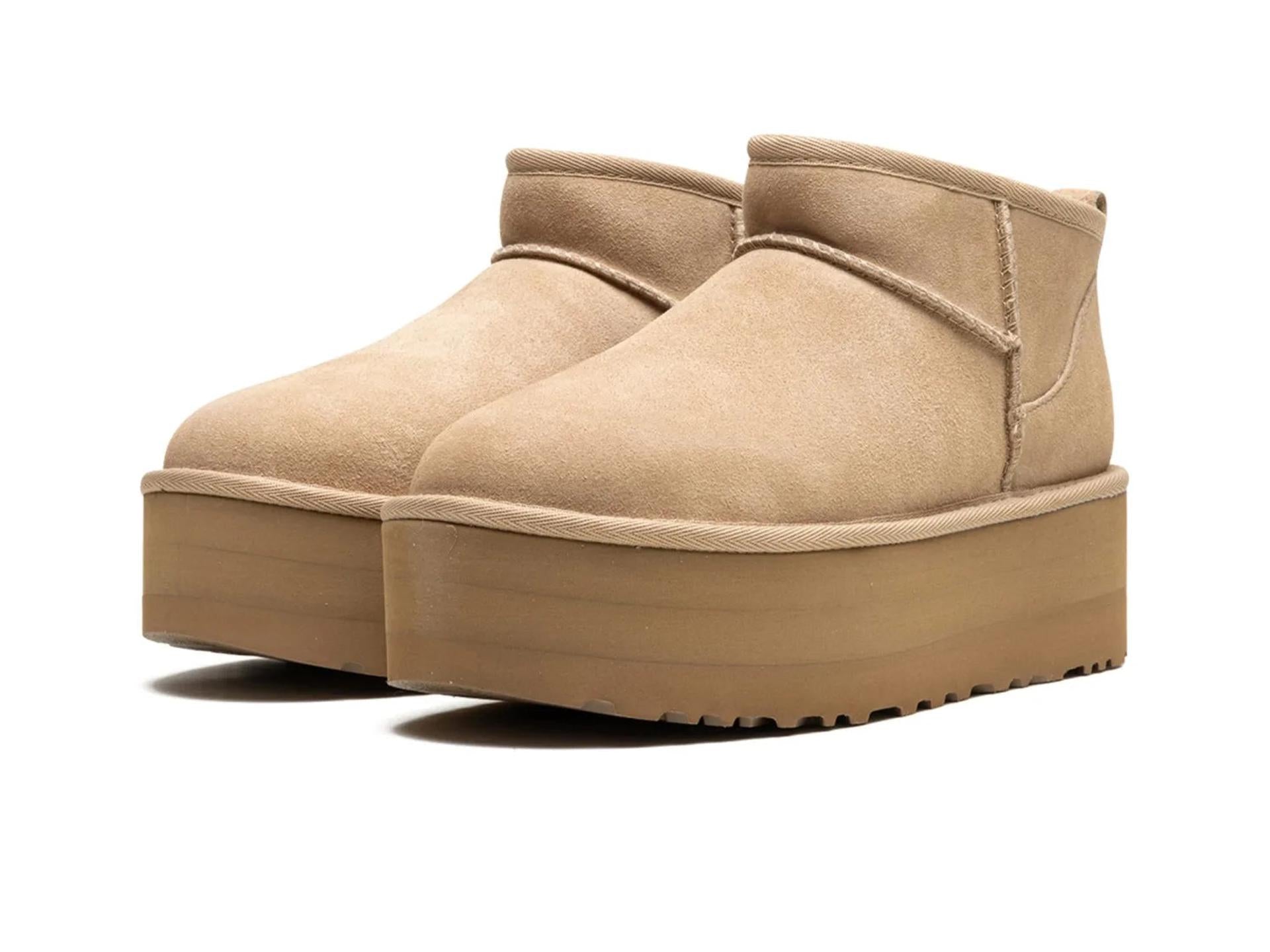 UGG Classic Ultra Mini Platform Boot Sand (W)