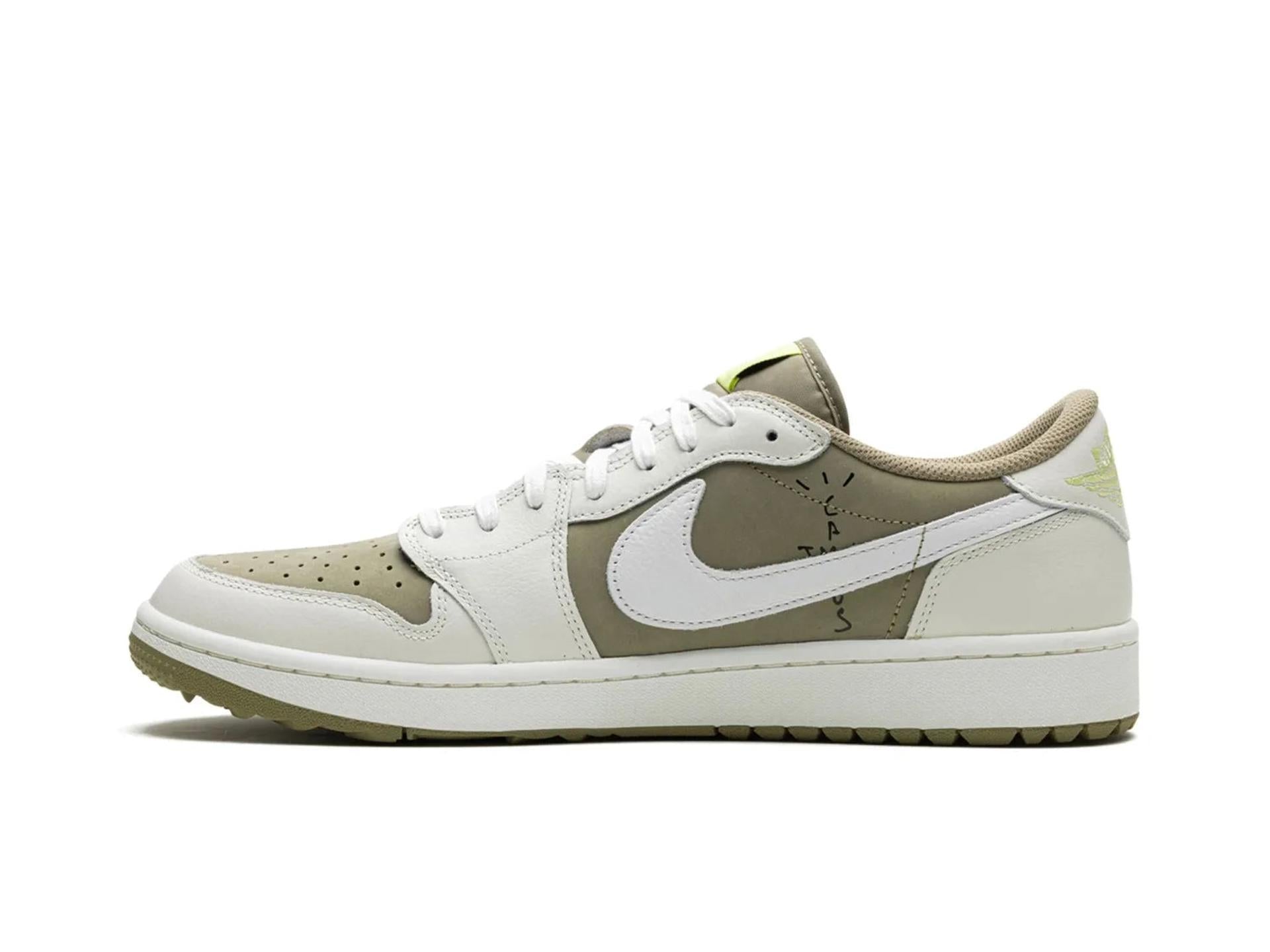 Air Jordan 1 Low Golf Travis Scott Neutral Olive