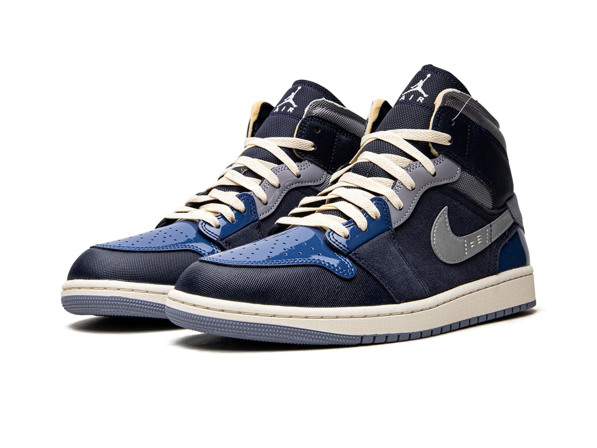 Air Jordan 1 Mid Craft Inside Out Obsidian