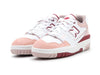 New Balance 550 White Scarlet
