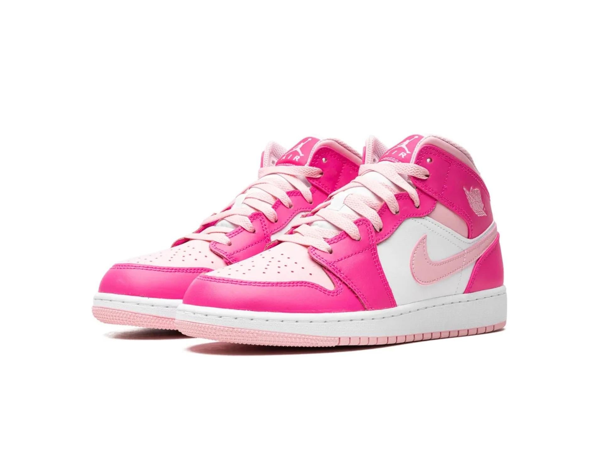 Air Jordan 1 Mid Fierce Pink (GS)