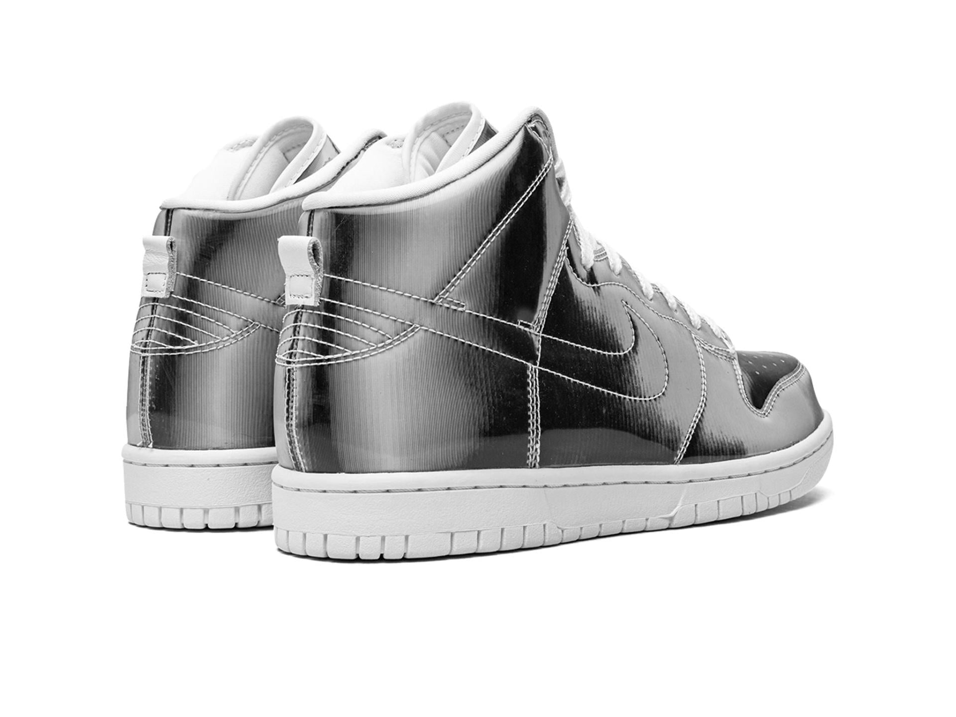 Nike Dunk High CLOT Flux Metallic Silver