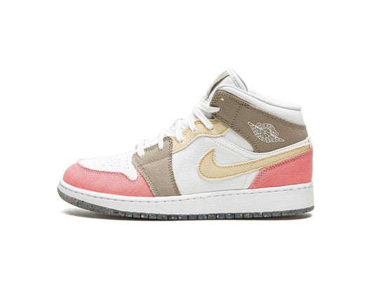 Air Jordan 1 Mid Pastel Grind (GS)