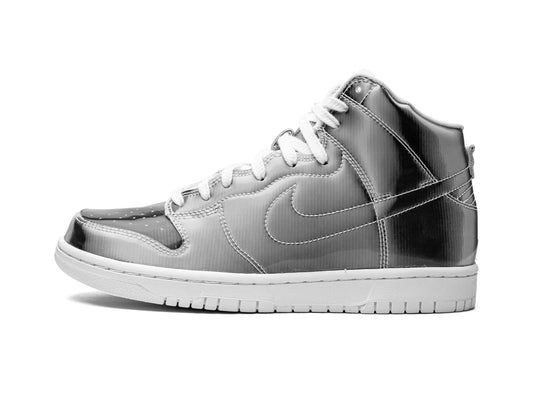 Nike Dunk High CLOT Flux Metallic Silver