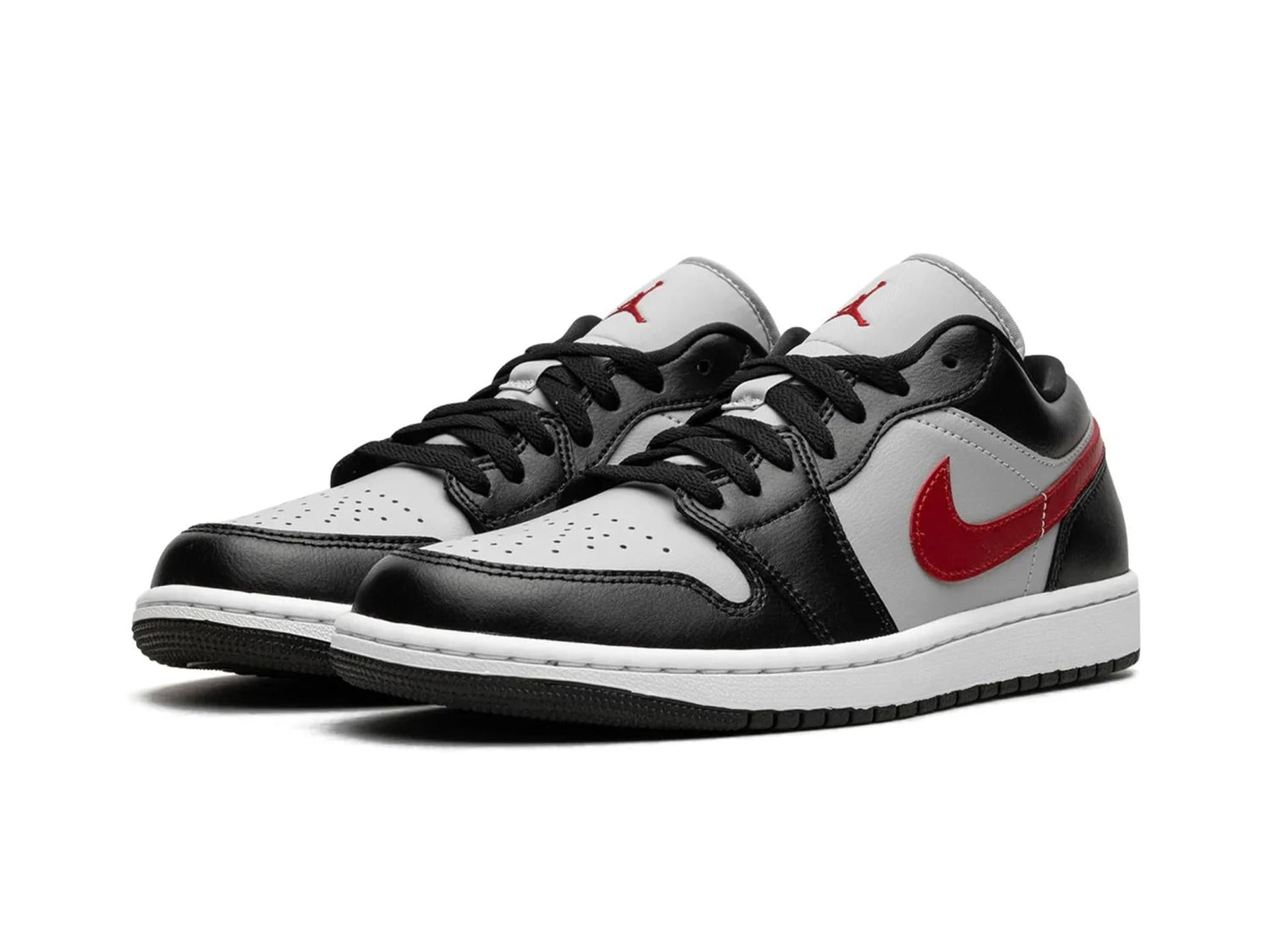 Air Jordan 1 Low Wolf Grey Gym Red (W)