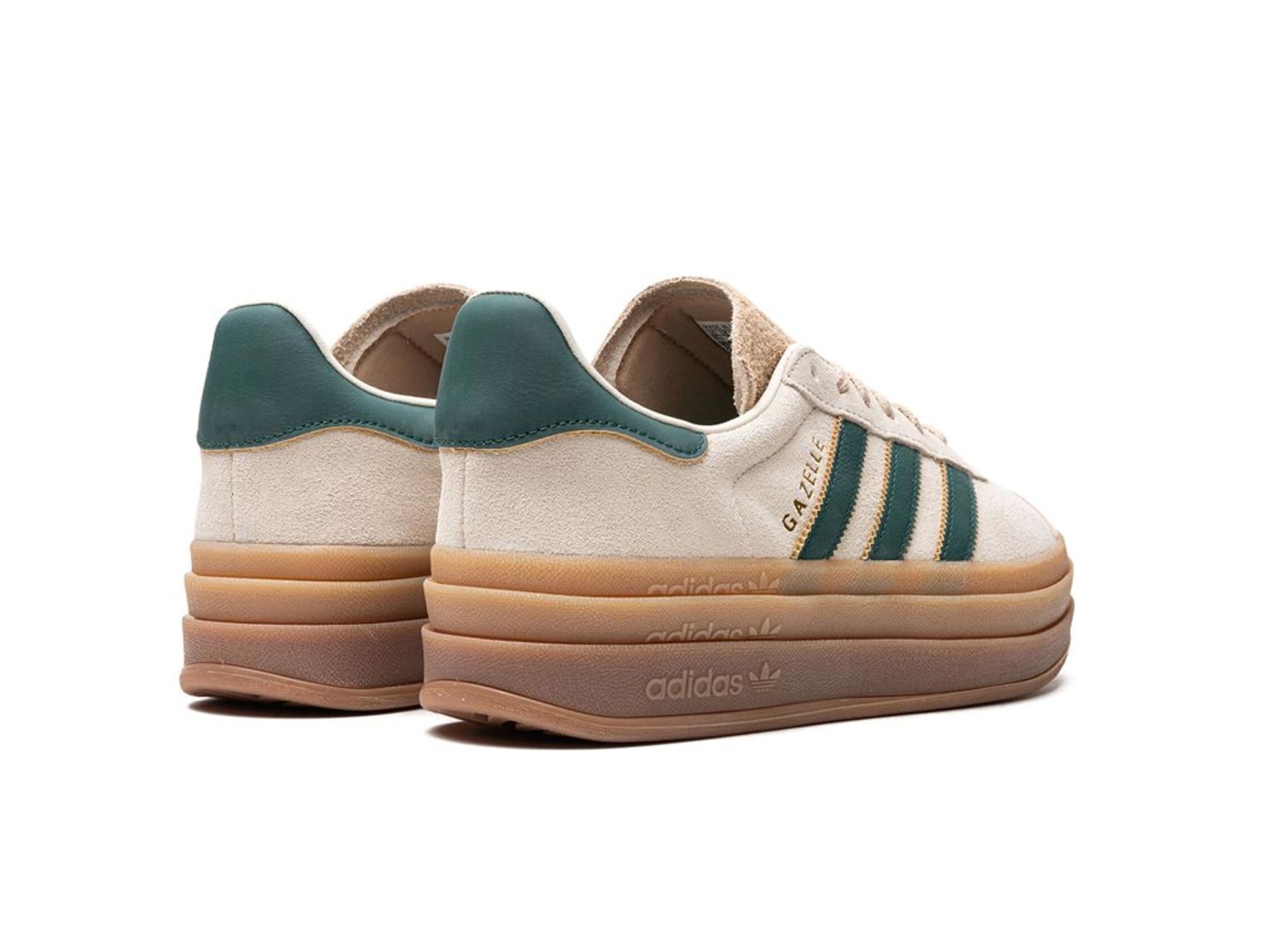 adidas Gazelle Bold Magic Beige Collegiate Green (W)